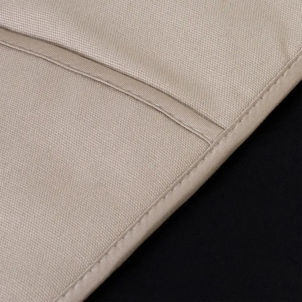 J Elliot Home Selby Cotton Double Oven Mitt Glove 17 x 82 cm Sandstone & Black - Home & Garden > Kitchenware