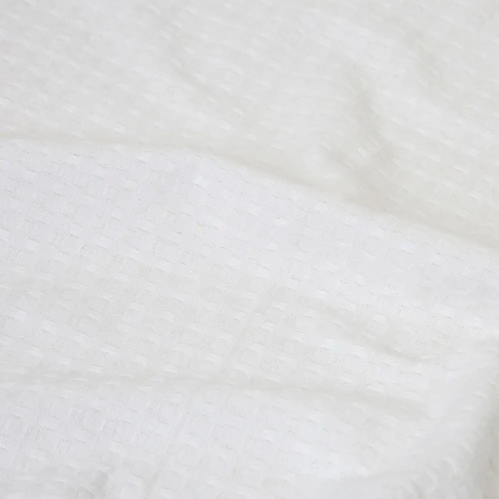 J Elliot Home Waffle Set of 4 Cotton Tea Towels 50 x 70 cm White - Home & Garden > Kitchenware