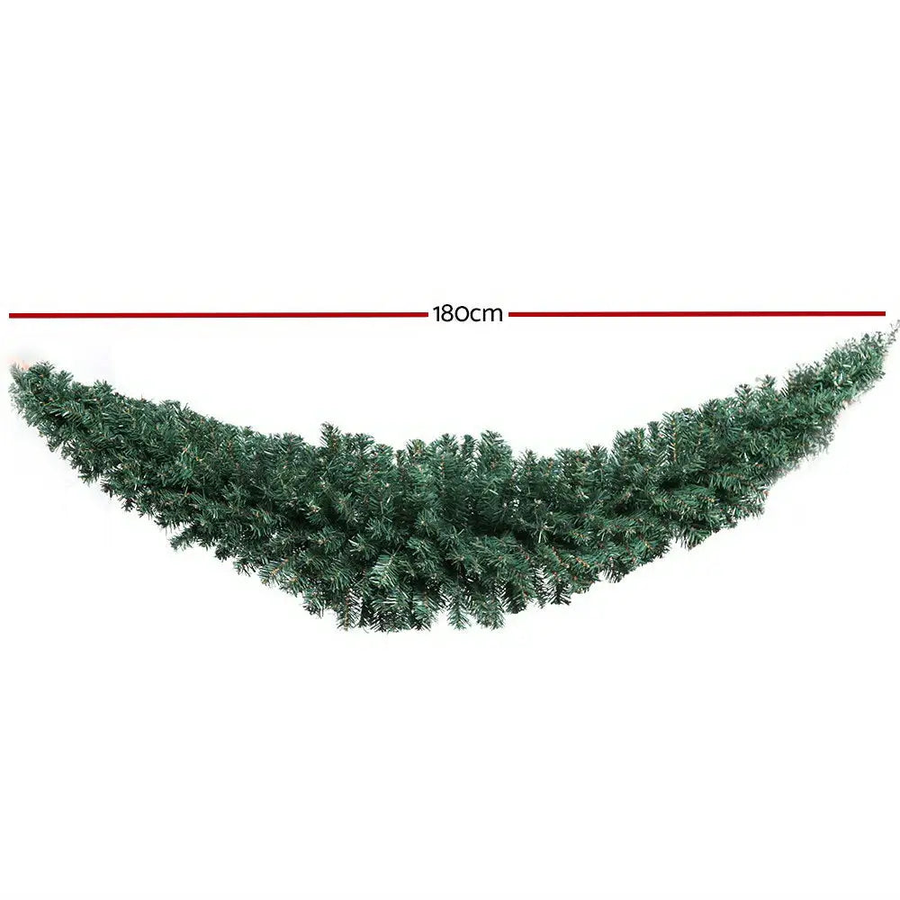 Jingle Jollys 1.8m Christmas Garland Xmas Decorations Green Wedding Party - Occasions > Christmas > Christmas Wreaths &