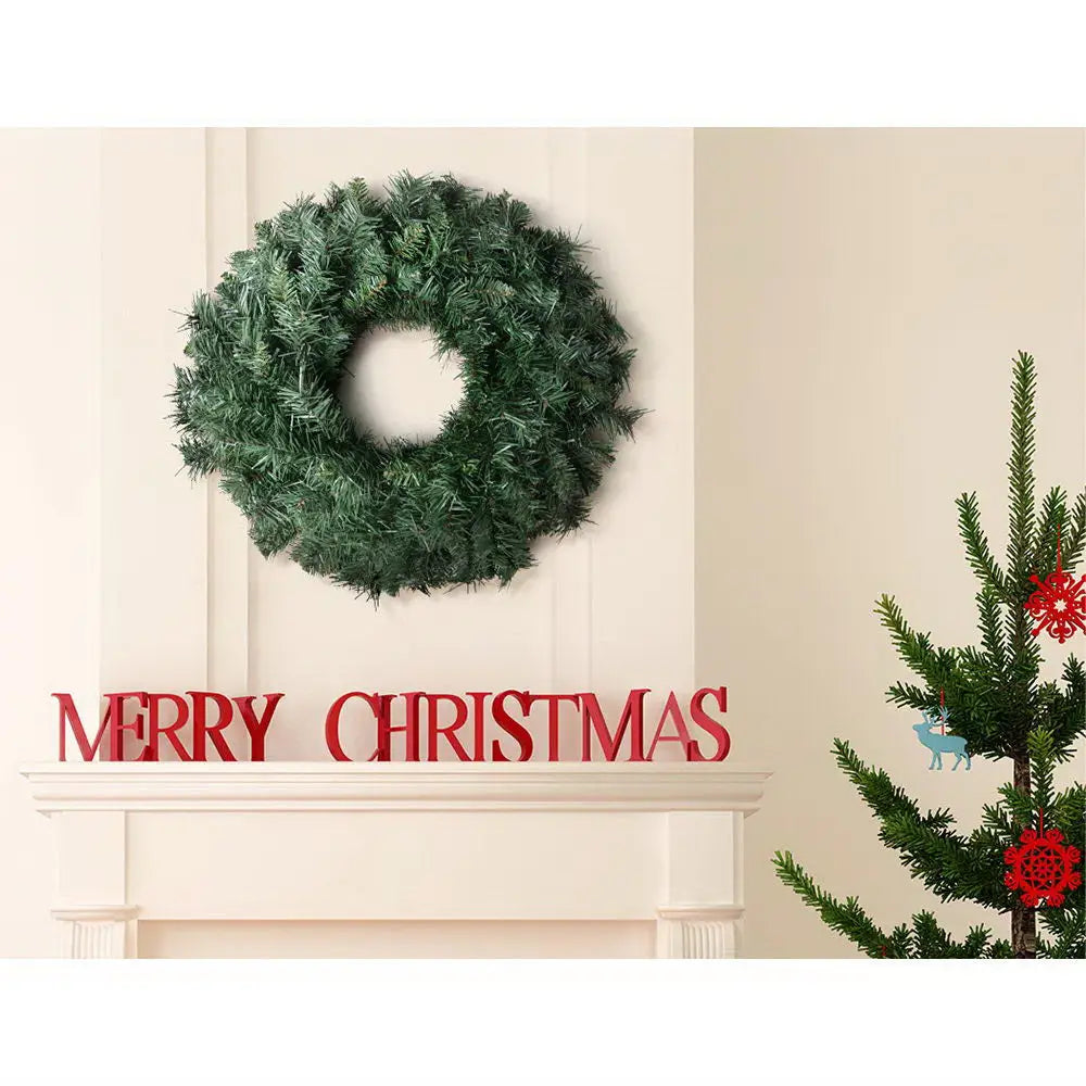 Jingle Jollys 60cm Christmas Wreath Garland Xmas Decorations Wedding Party - Occasions > Christmas > Christmas Wreaths