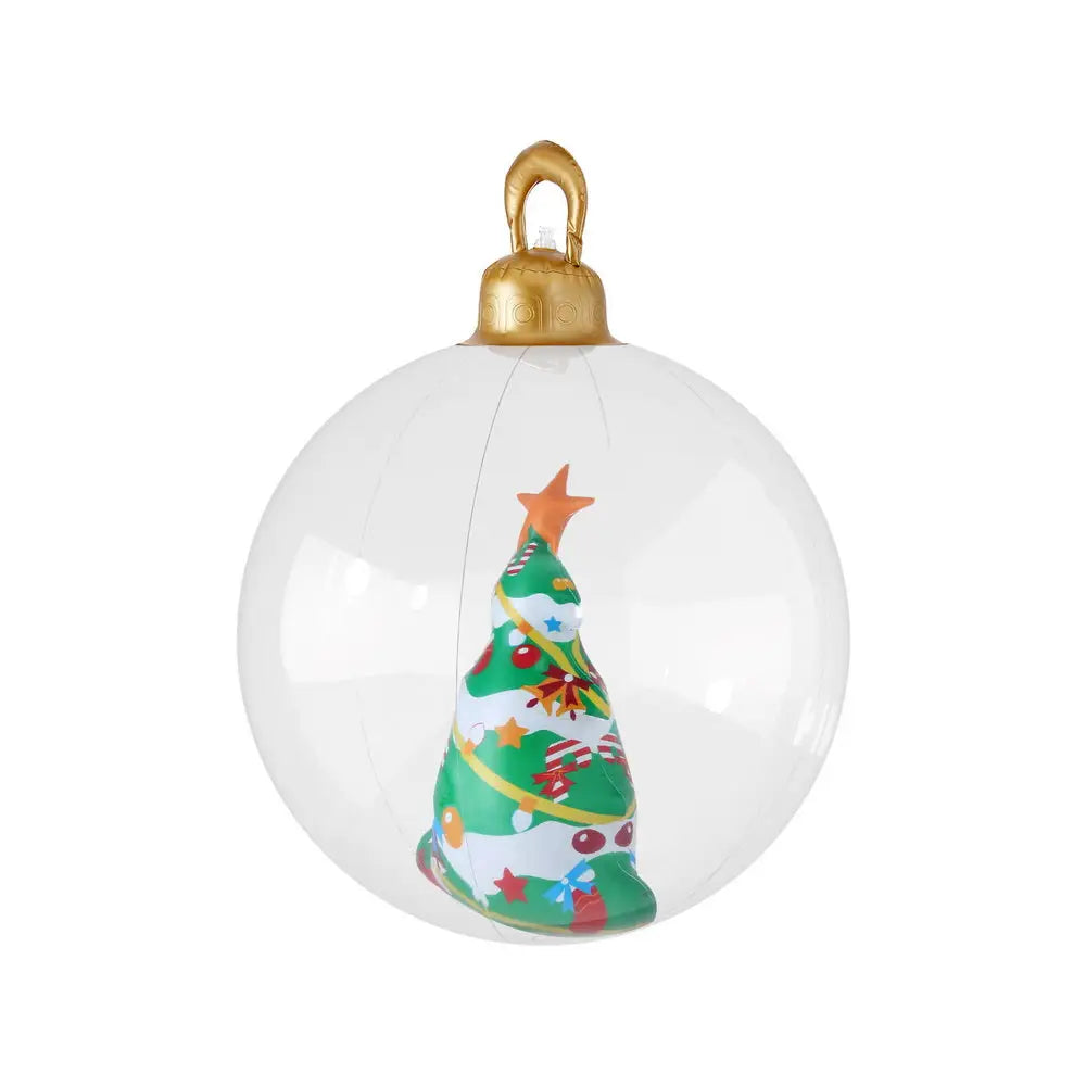 Jingle Jollys Christmas Inflatable Ball 60cm Tree Decoration Giant Bauble Clear - Occasions > Christmas > Christmas