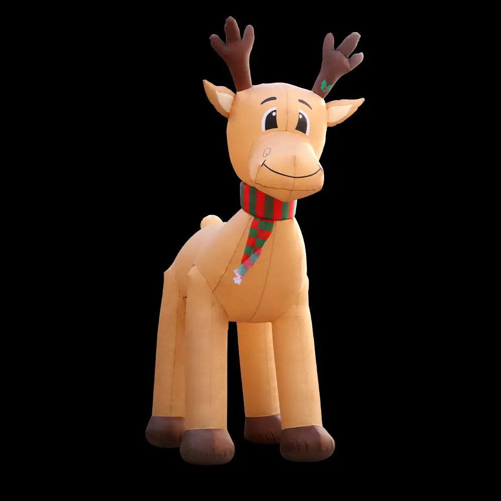 Jingle Jollys Christmas Inflatable Reindeer 5M Illuminated Decorations - Occasions > Christmas > Christmas Decorations