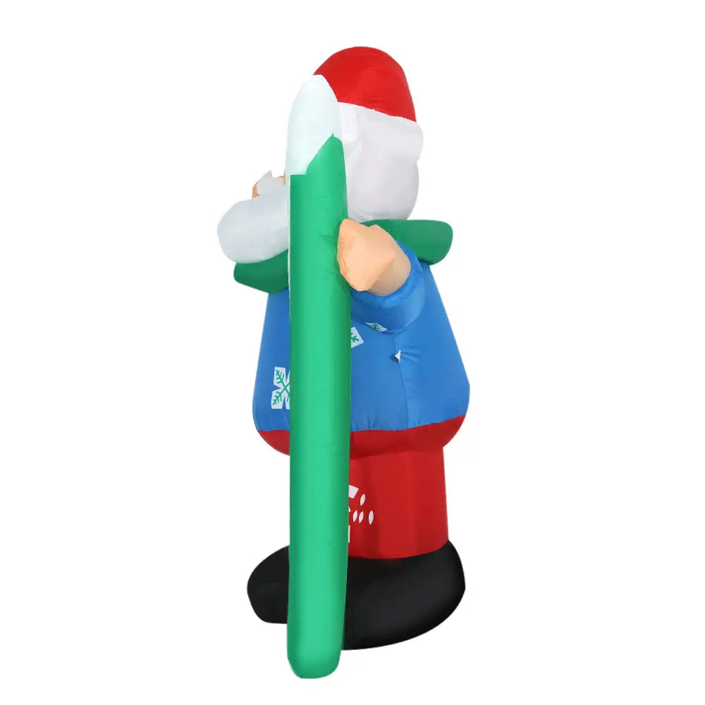 Jingle Jollys Christmas Inflatable Santa 1.6M Illuminated Decorations - Occasions > Christmas > Christmas Decorations