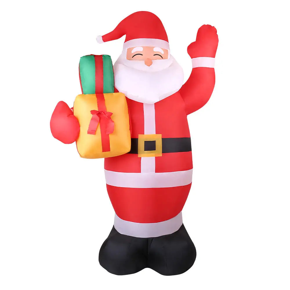 Jingle Jollys Christmas Inflatable Santa 2.4M Illuminated Decorations - Occasions > Christmas > Christmas Decorations