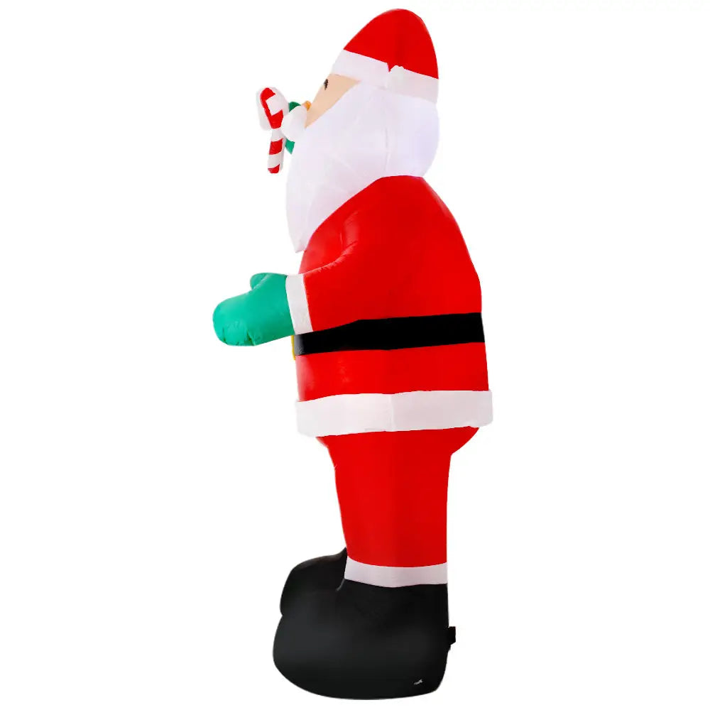 Jingle Jollys Christmas Inflatable Santa 3M Illuminated Decorations - Occasions > Christmas > Christmas Decorations