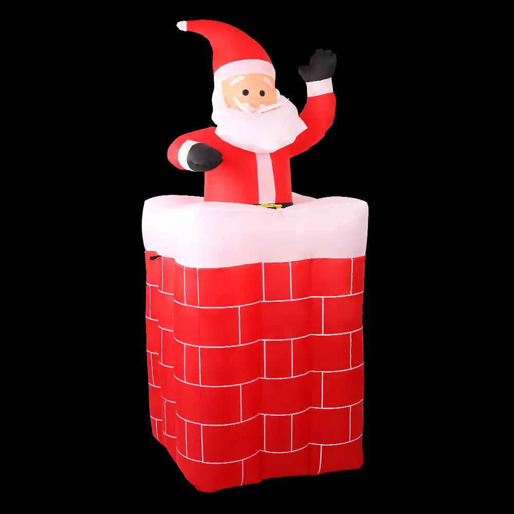 Jingle Jollys Christmas Inflatable Santa Pop Up 1.8M Illuminated Decorations - Occasions > Christmas > Christmas