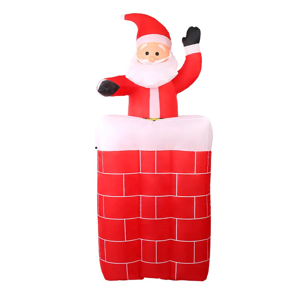 Jingle Jollys Christmas Inflatable Santa Pop Up 1.8M Illuminated Decorations - Occasions > Christmas > Christmas