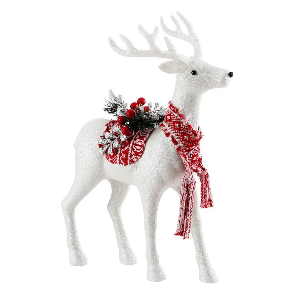 Jingle Jollys Christmas Reindeer 45cm Glitter Deer Ornaments Party Decorations - Occasions > Christmas > Christmas