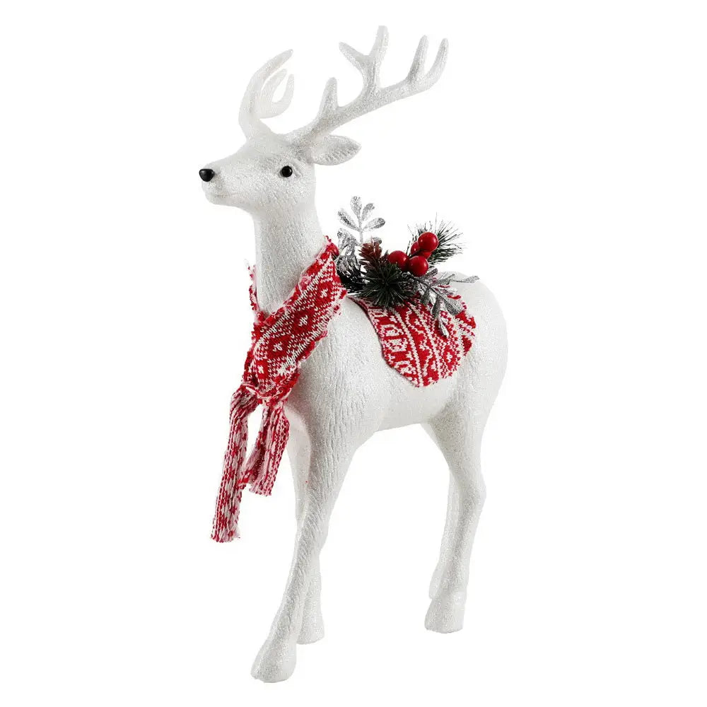 Jingle Jollys Christmas Reindeer 45cm Glitter Deer Ornaments Party Decorations - Occasions > Christmas > Christmas