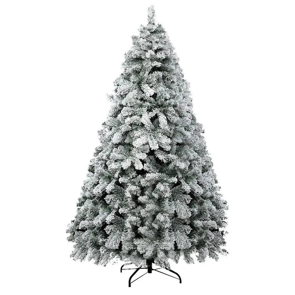 Jingle Jollys Christmas Tree 1.8m Snow Flocked Xmas Tree 468 Tips - Occasions > Christmas > Christmas Trees