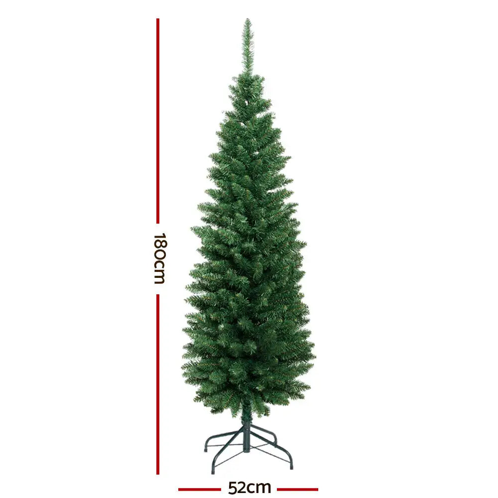 Jingle Jollys Christmas Tree 1.8m Xmas Tree Green 300 Tips - Occasions > Christmas > Christmas Trees