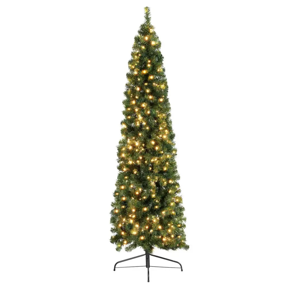 Jingle Jollys Christmas Tree 2.1M Corner Xmas Tree Party Decorations 430 Tips - Occasions > Christmas > Christmas Trees