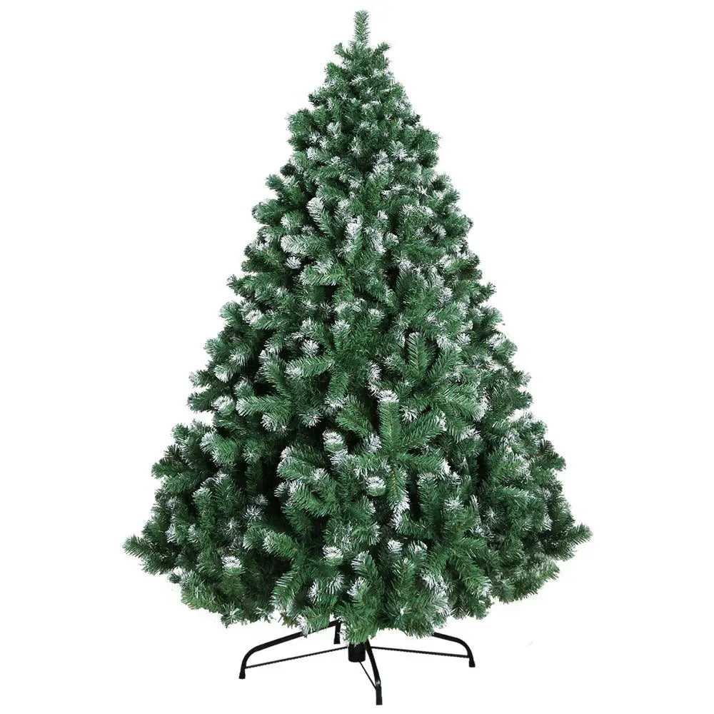 Jingle Jollys Christmas Tree 2.1M Xmas Trees Decorations Snowy 1250 Tips - Occasions > Christmas > Christmas Trees