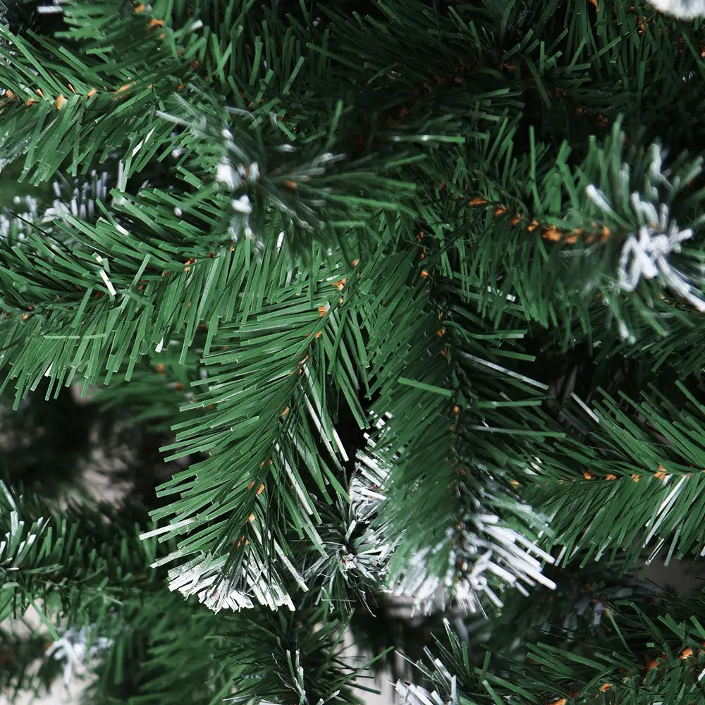 Jingle Jollys Christmas Tree 2.4m Snowy Xmas Tree 1225 Tips - Occasions > Christmas > Christmas Trees