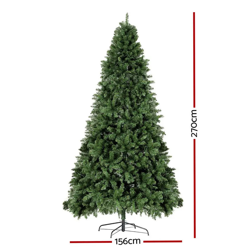 Jingle Jollys Christmas Tree 2.7M LED Xmas Tree Party Decorations 2590 Tips - Occasions > Christmas > Christmas Trees