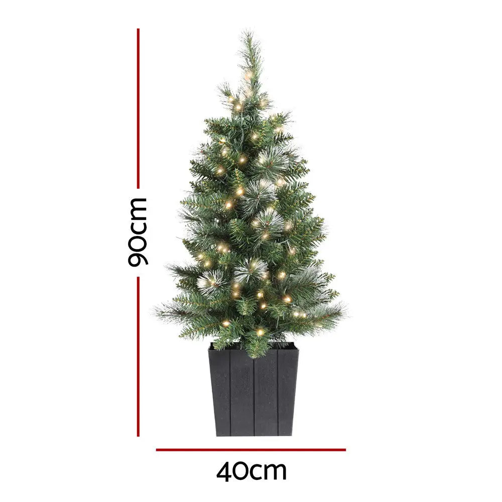 Jingle Jollys Christmas Tree 90cm Potted Xmas Tree Party Decorations - Occasions > Christmas > Christmas Trees