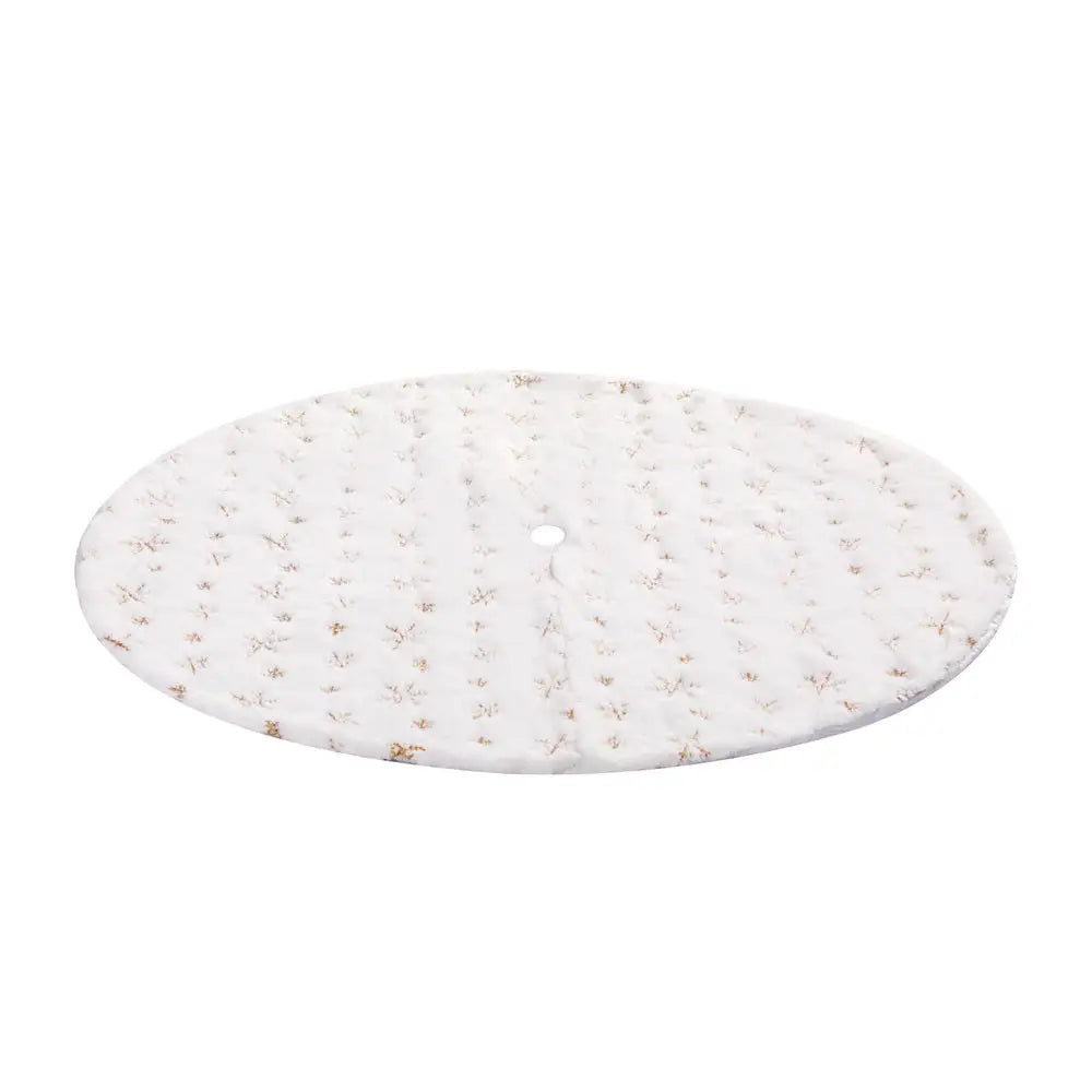 Jingle Jollys Christmas Tree Skirt 120cm Snowflake Ornaments Xmas Decorations - Occasions > Christmas > Christmas