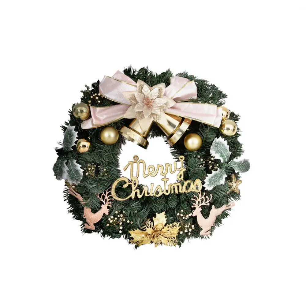 Jingle Jollys Christmas Wreath 60CM Garland Flowers Baubles Party Decorations - Occasions > Christmas > Christmas