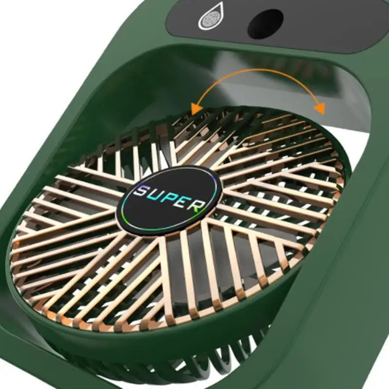 JY Ice Fog Air Conditioning Mist Humidfier Mini Fan Humidifying - White - Appliances > Aroma Diffusers & Humidifiers