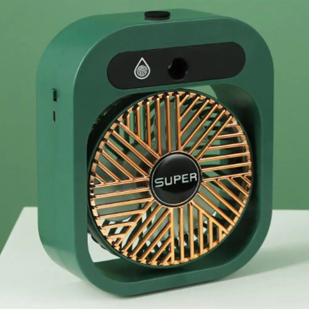 JY Ice Fog Air Conditioning Mist Humidfier Mini Fan Humidifying - White - Appliances > Aroma Diffusers & Humidifiers