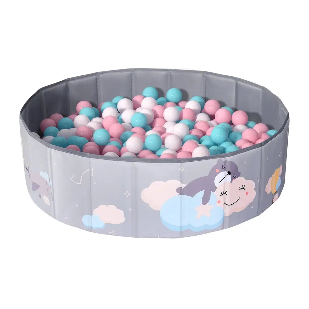 Keezi Kids Ball Pool Pit Toddler Ocean Play Foldable Child Playhouse Storage Bag - Home & Garden > Pool & Accessories