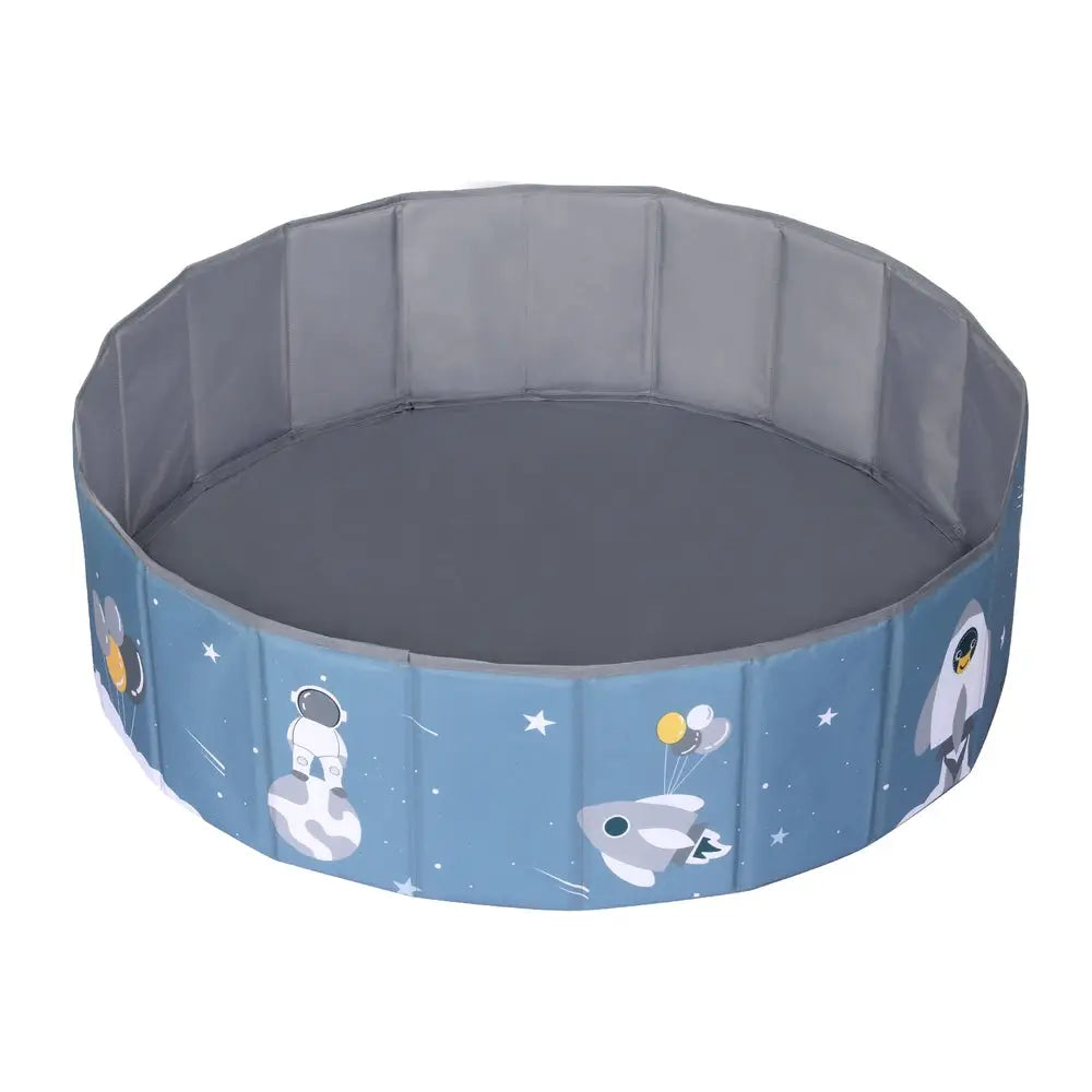 Keezi Kids Ball Pool Pit Toddler Play Foldable Child Playhouse Storage Bag Blue - Home & Garden > Pool & Accessories