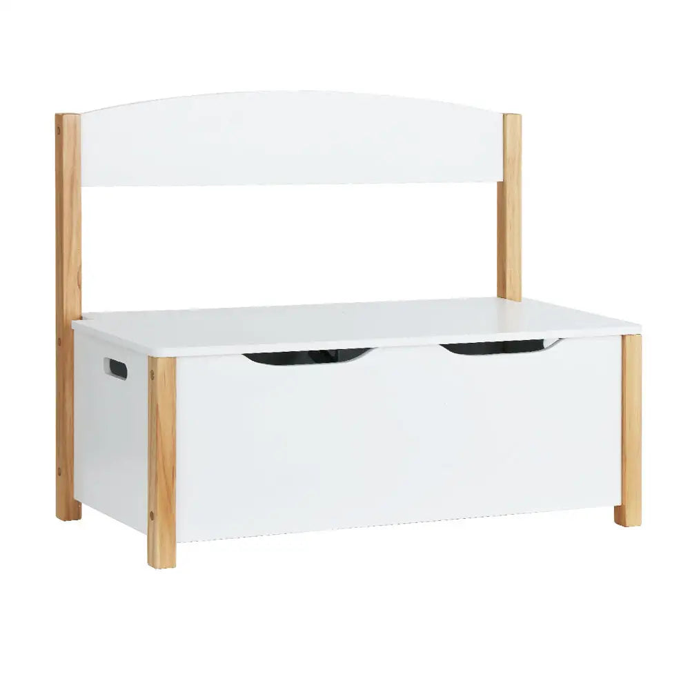 Keezi Kids Toy Box Chest Storage Blanket Children Organiser Seating Bench - Baby & Kids > Kid’s Furniture