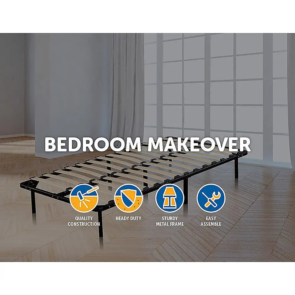 King Single Metal Bed Frame - Bedroom Furniture - Furniture > Bedroom