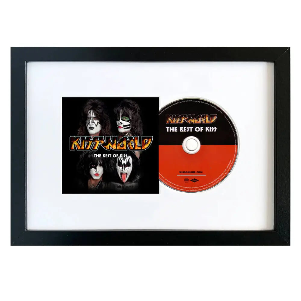 Kiss - Kissworld - The Best Of Kiss - CD Framed Album Art - Home & Garden > Wall Art