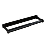 Kitchen Paper Holder Under Screw Wall Mount Adhesive Paper Towel Holder Rectangle Black - Home & Garden > Bathroom