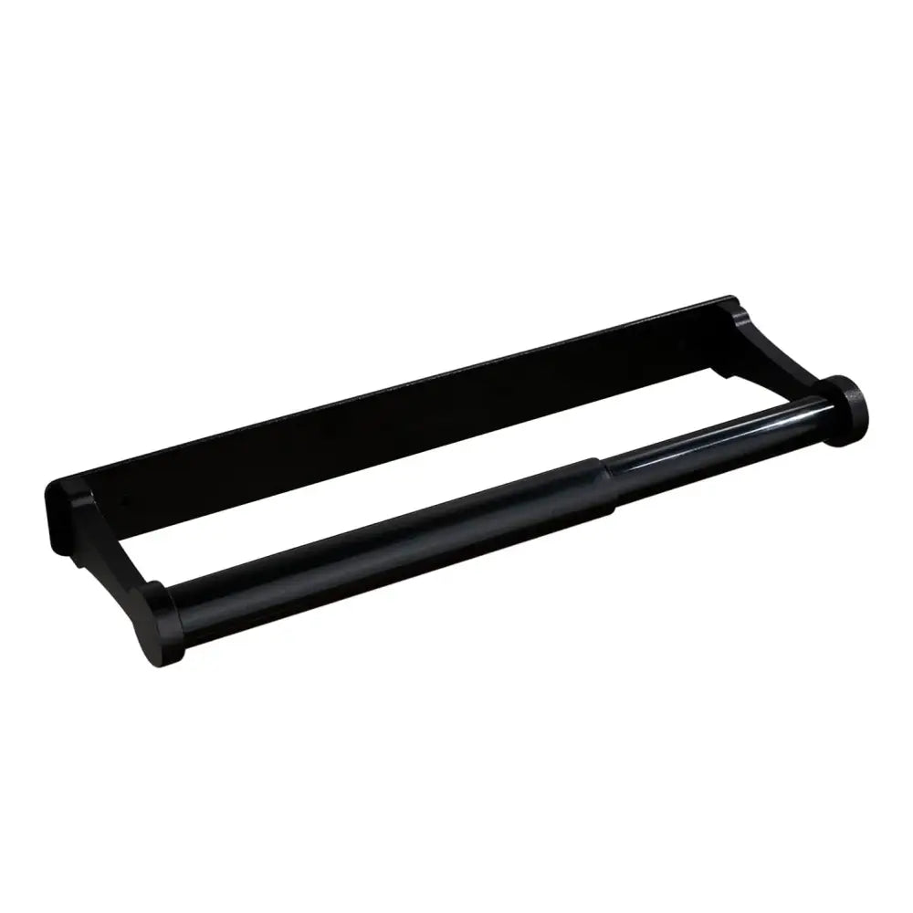 Kitchen Paper Holder Under Screw Wall Mount Adhesive Paper Towel Holder Rectangle Black - Home & Garden > Bathroom