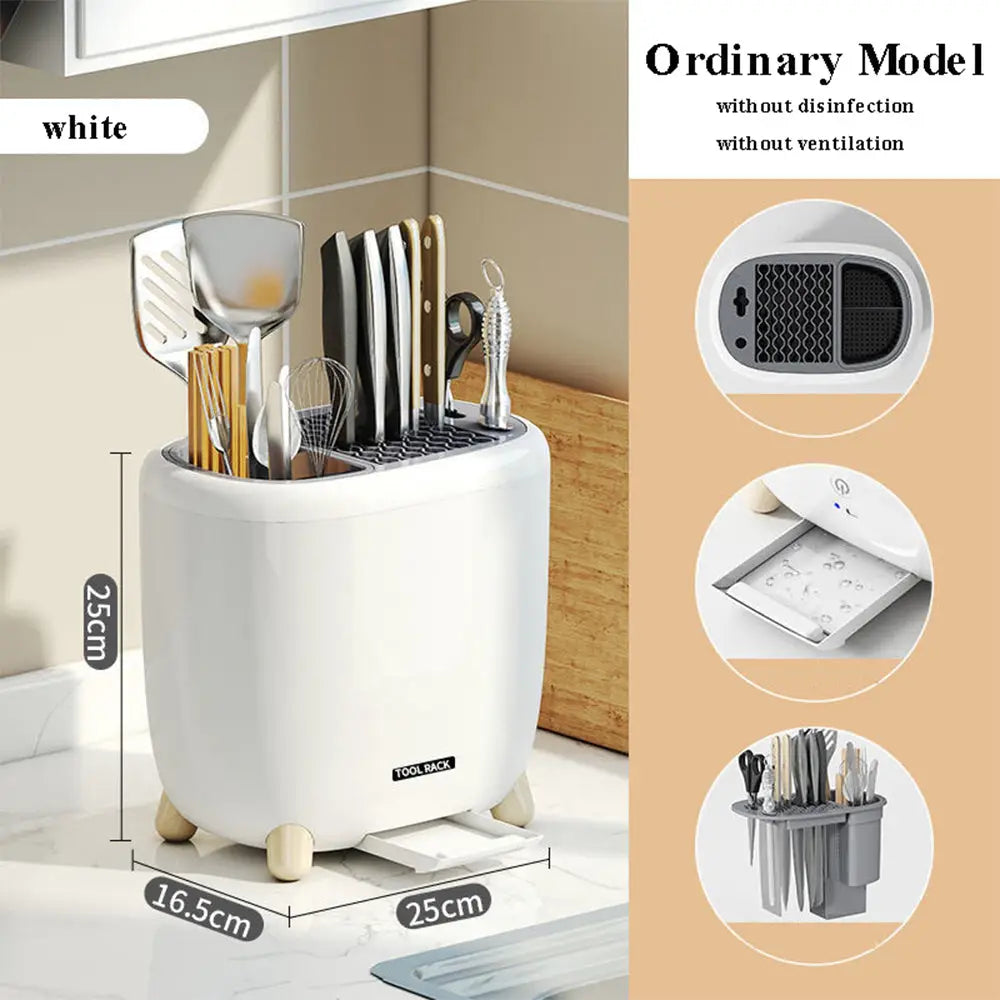 Knife Holder Multifunctional Household Drainage Knife Storage Rack Table Rack - Home & Garden > Kitchenware