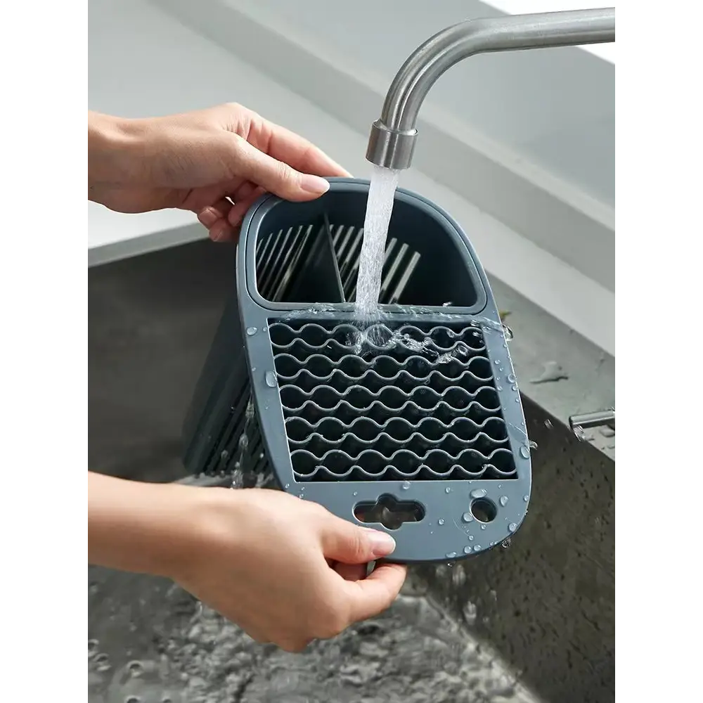 Knife Holder Multifunctional Household Drainage Knife Storage Rack Table Rack - Home & Garden > Kitchenware