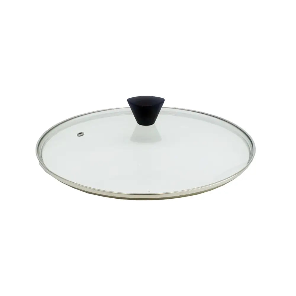 KOMAN Stainless Steel Glass Lid with Bakelite Handle - 28cm - Home & Garden > Kitchenware