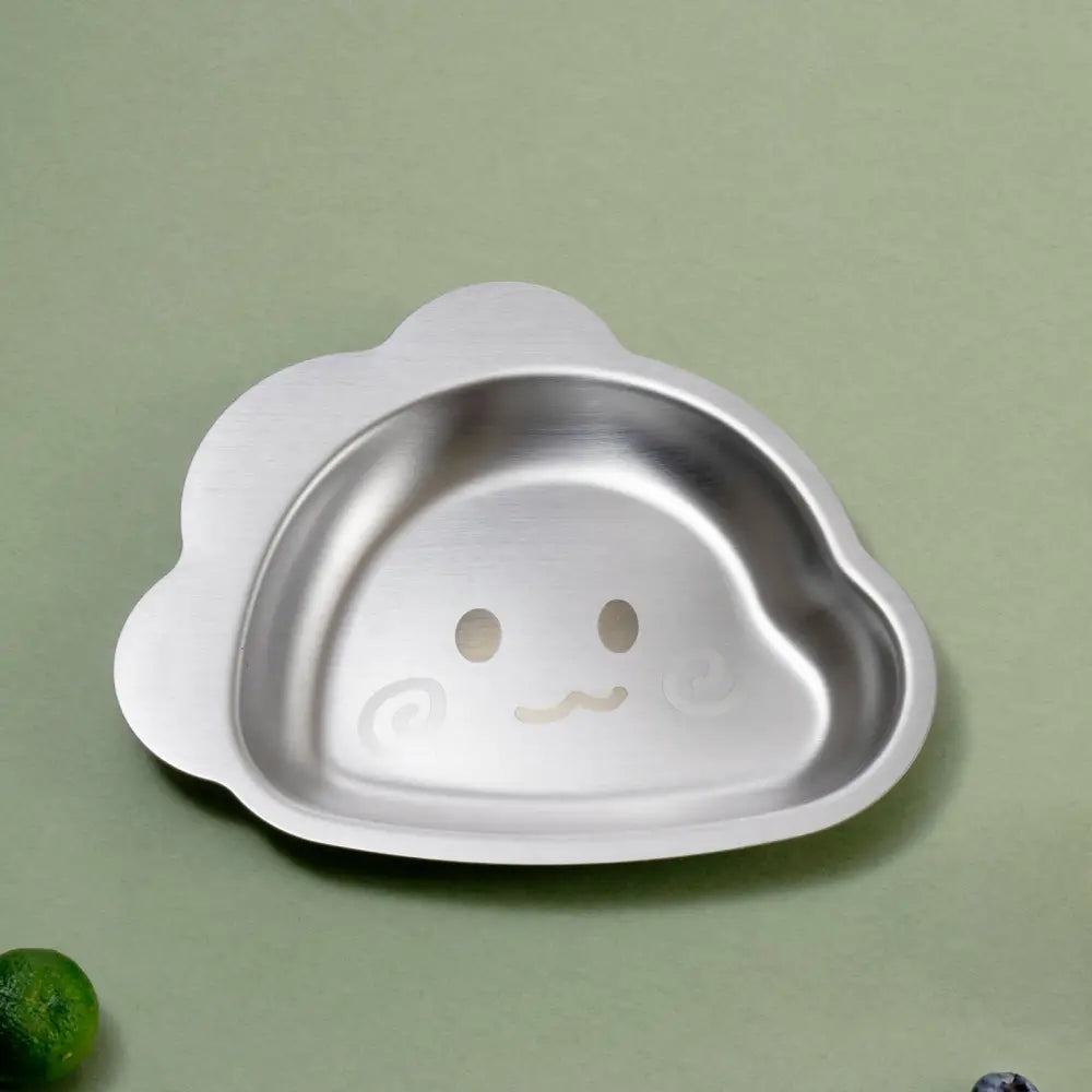 Kylin 304 Stainless Steel Dinosaur Dinner Plate 15*18cm - Home & Garden > Kitchenware