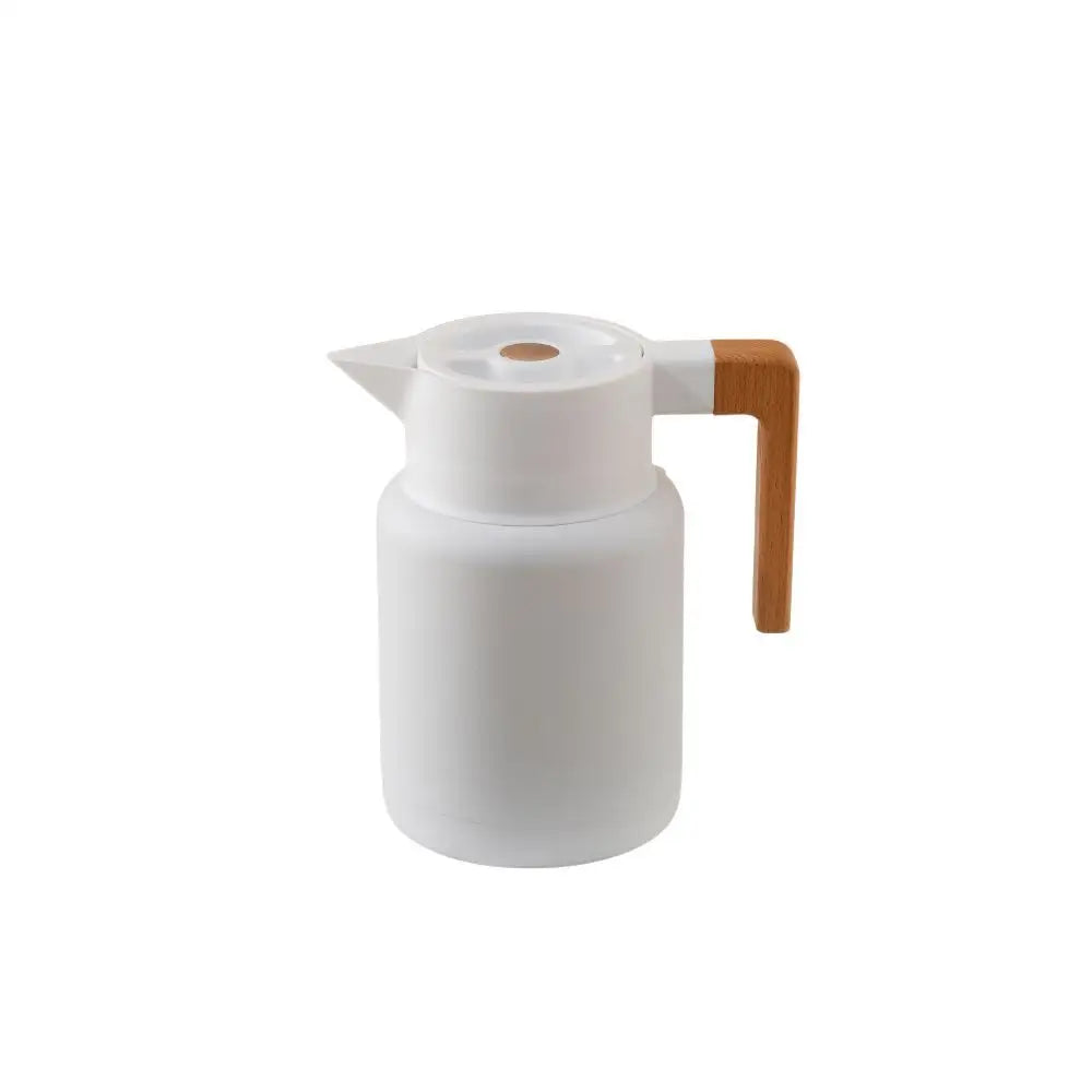 Kylin 304 Stainless Steel Japanese Vaccum Jug 1.3L - White - Home & Garden > Kitchenware