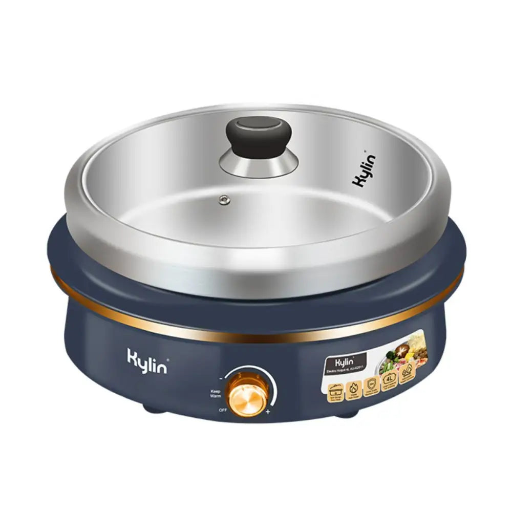 Kylin Electric 1500W Hotpot with Stainless Steel Inner Pot 4L AU-K2011 - Home & Garden > Kitchenware