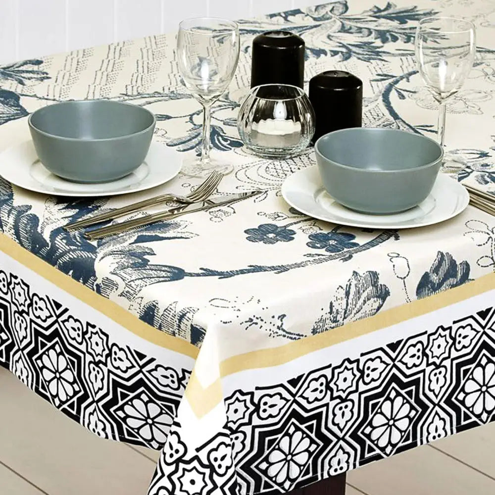 Ladelle Victoria Floral Tablecloth 10 to 12 Seater Oblong 150 x 300 cm - Home & Garden > Kitchenware