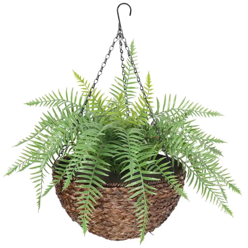 Large Artificial Hanging Basket (Fern Hanging Basket) - Home & Garden > Home & Garden Others