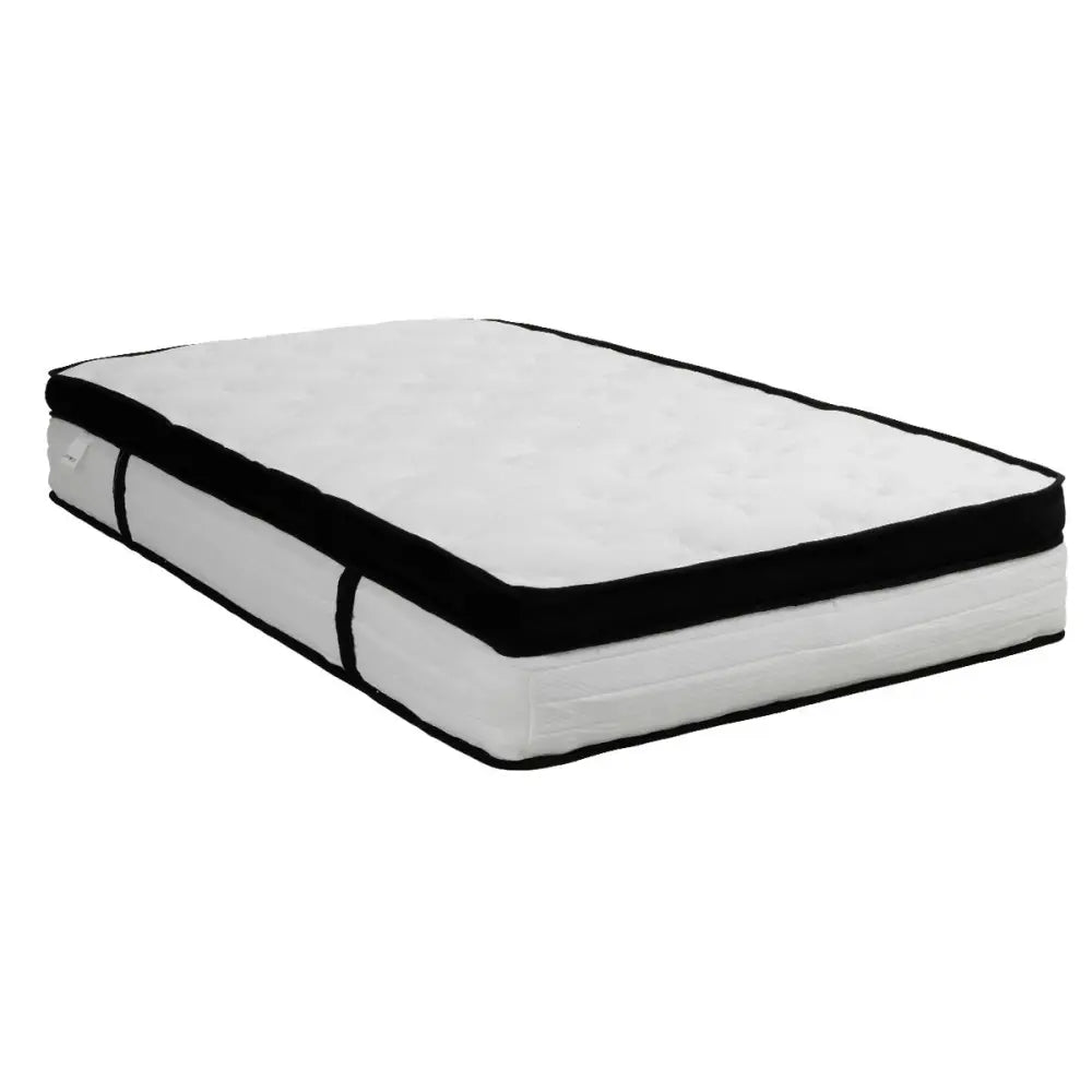 Laura Hill Single Mattress Bed Size Euro Top 5 Zone Spring Foam 32cm - Home & Garden > Bedding