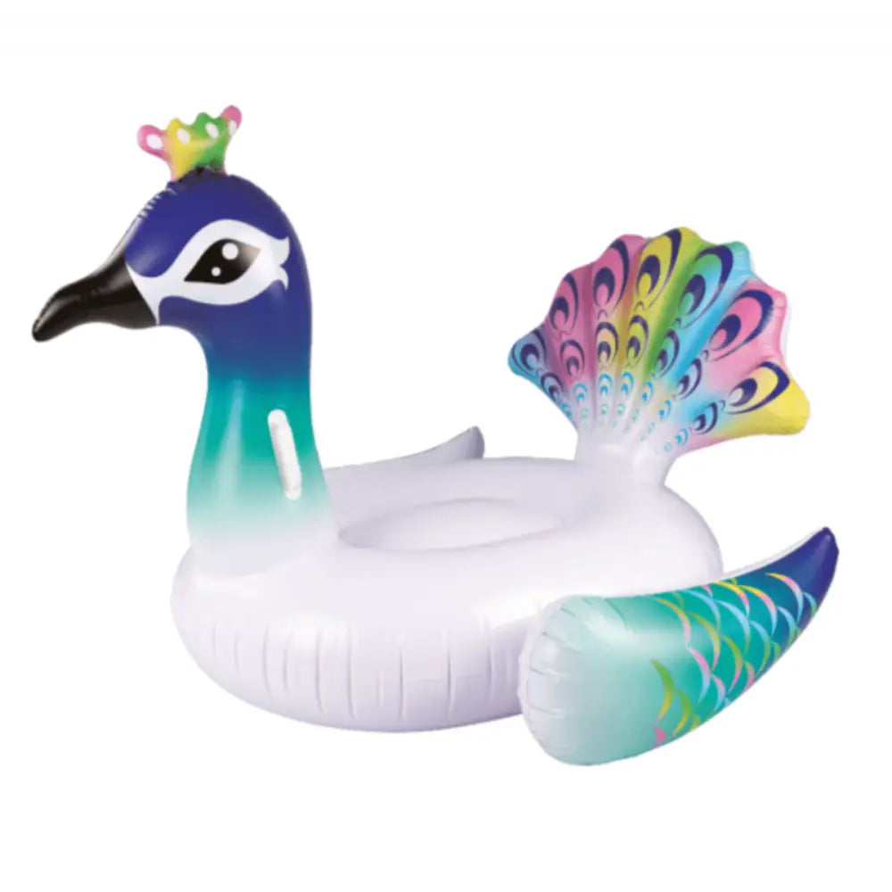 Lazy Dayz Inflatable Peacock Ride-on Float 135cm - Home & Garden > Pool & Accessories > Pool Toys & Inflatables
