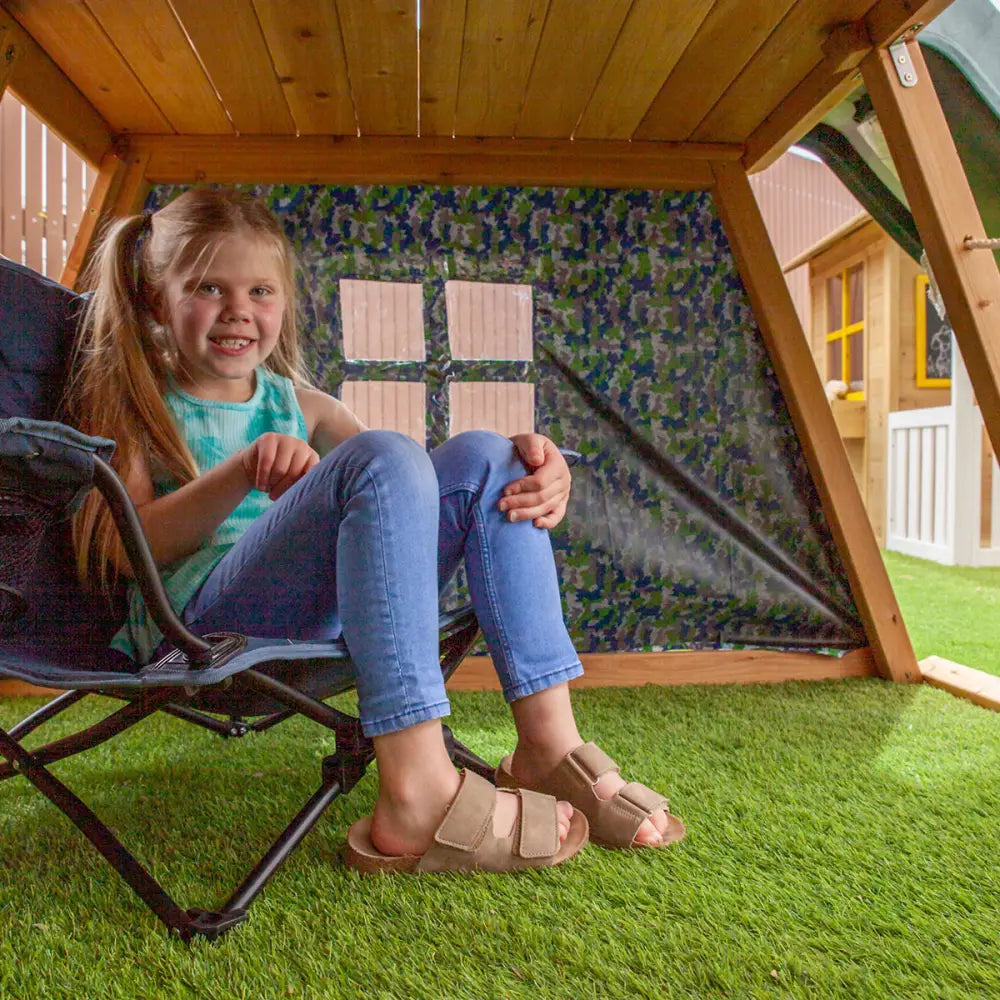 Lifespan Kids Cooper Climbing Frame with 1.8m Green Slide - Baby & Kids > Baby & Kid’s Toys > Outdoor Play Equipment