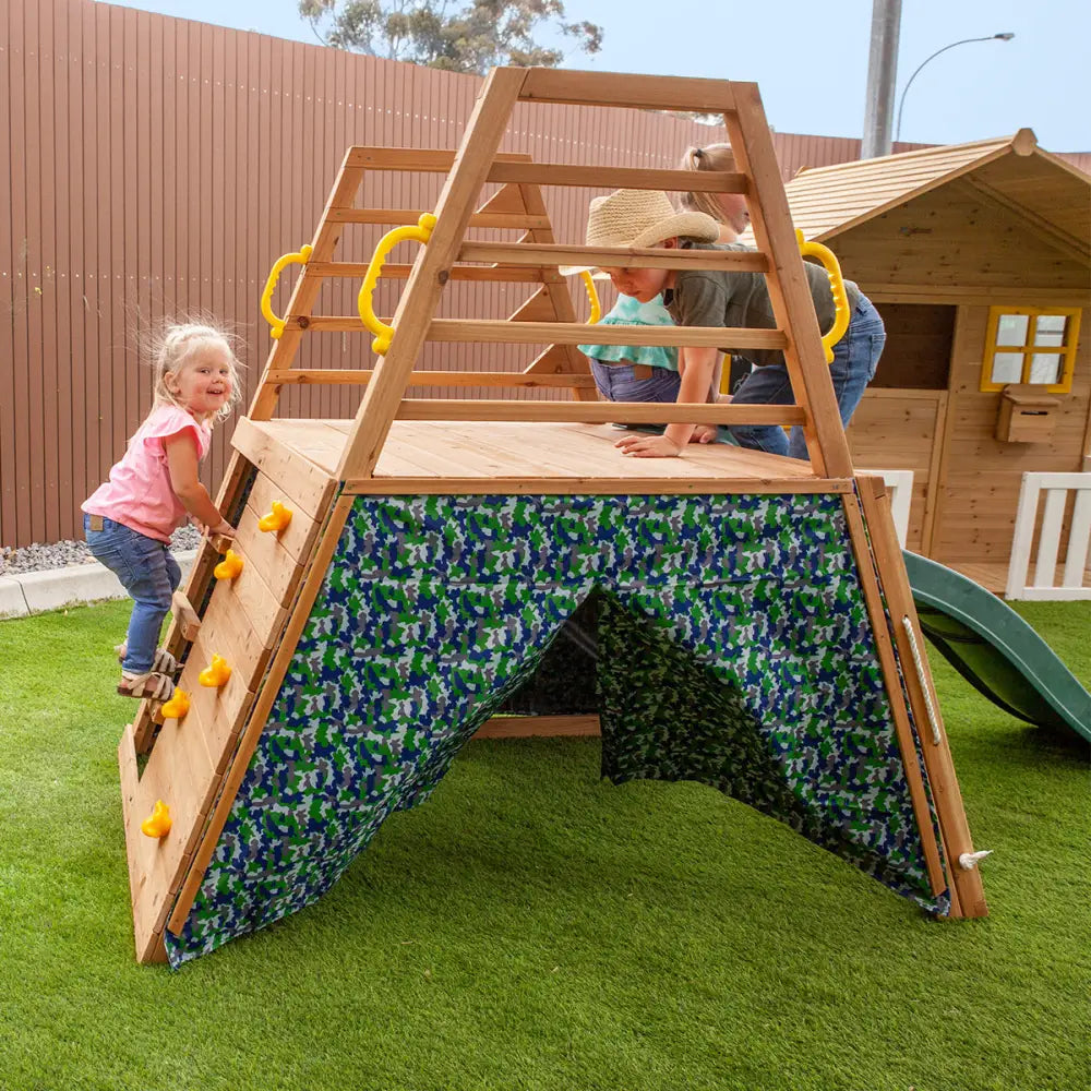 Lifespan Kids Cooper Climbing Frame with 1.8m Green Slide - Baby & Kids > Baby & Kid’s Toys > Outdoor Play Equipment