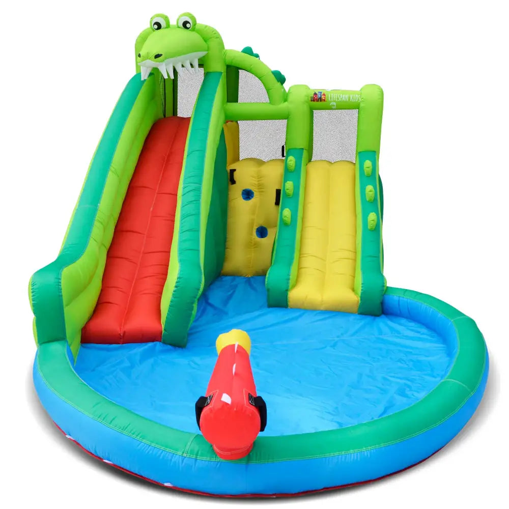 Lifespan Kids Crocadoo Slide & Splash - Baby & Kids > Baby & Kid’s Toys > Outdoor Play Equipment