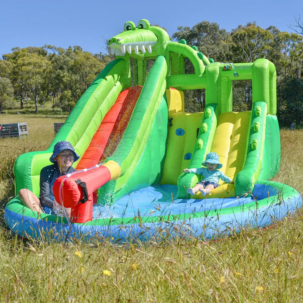 Lifespan Kids Crocadoo Slide & Splash - Baby & Kids > Baby & Kid’s Toys > Outdoor Play Equipment