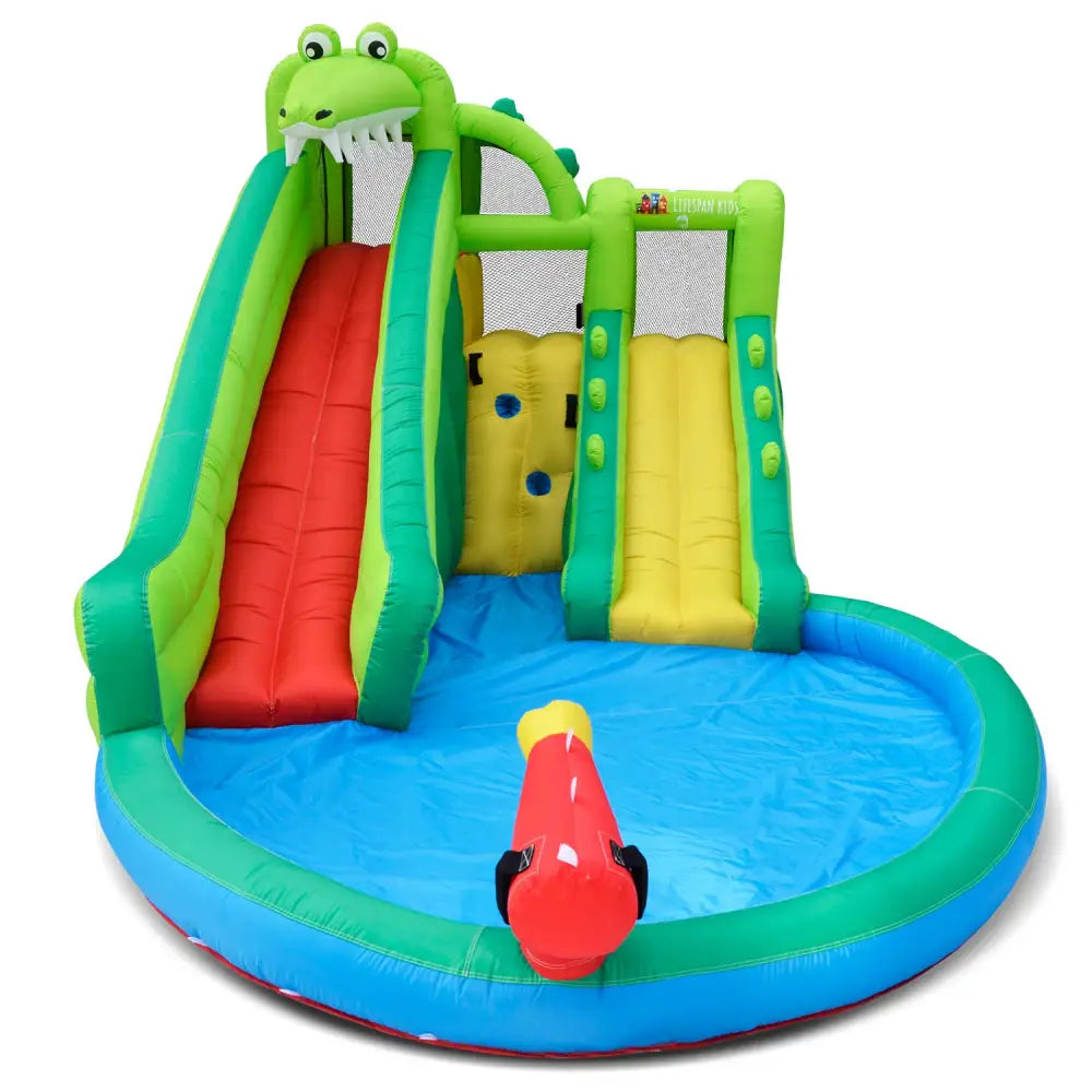 Lifespan Kids Crocadoo Slide & Splash - Baby & Kids > Baby & Kid’s Toys > Outdoor Play Equipment