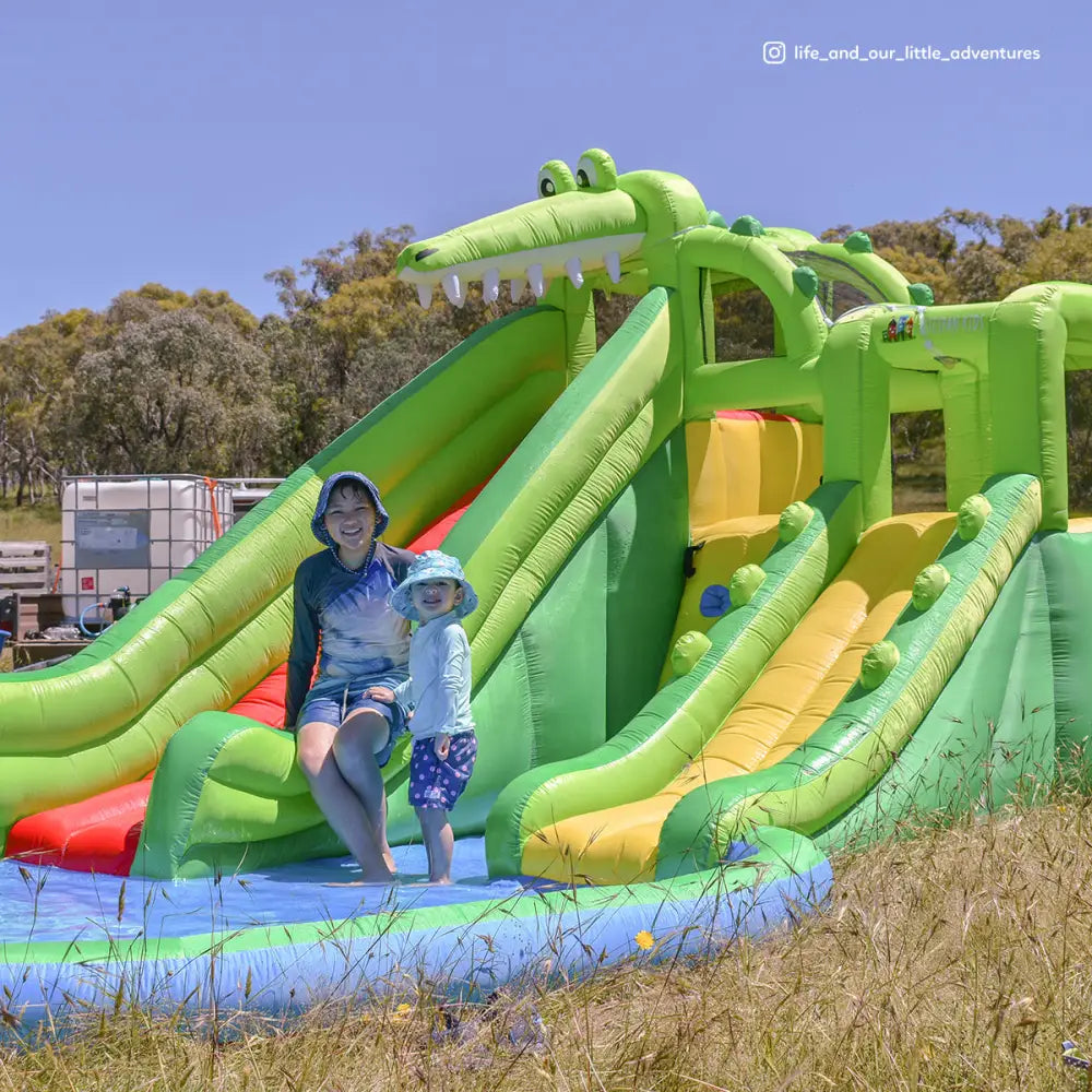 Lifespan Kids Crocadoo Slide & Splash - Baby & Kids > Baby & Kid’s Toys > Outdoor Play Equipment