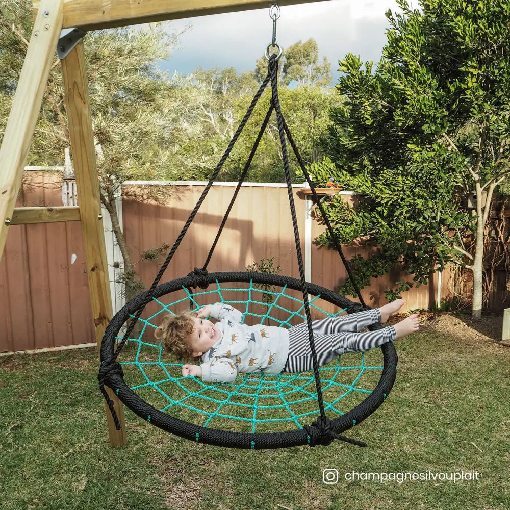 Lifespan Kids Oakley Swing Set with 1.2m Spidey Web Swing - Baby & Kids > Baby & Kid’s Toys > Outdoor Play Equipment