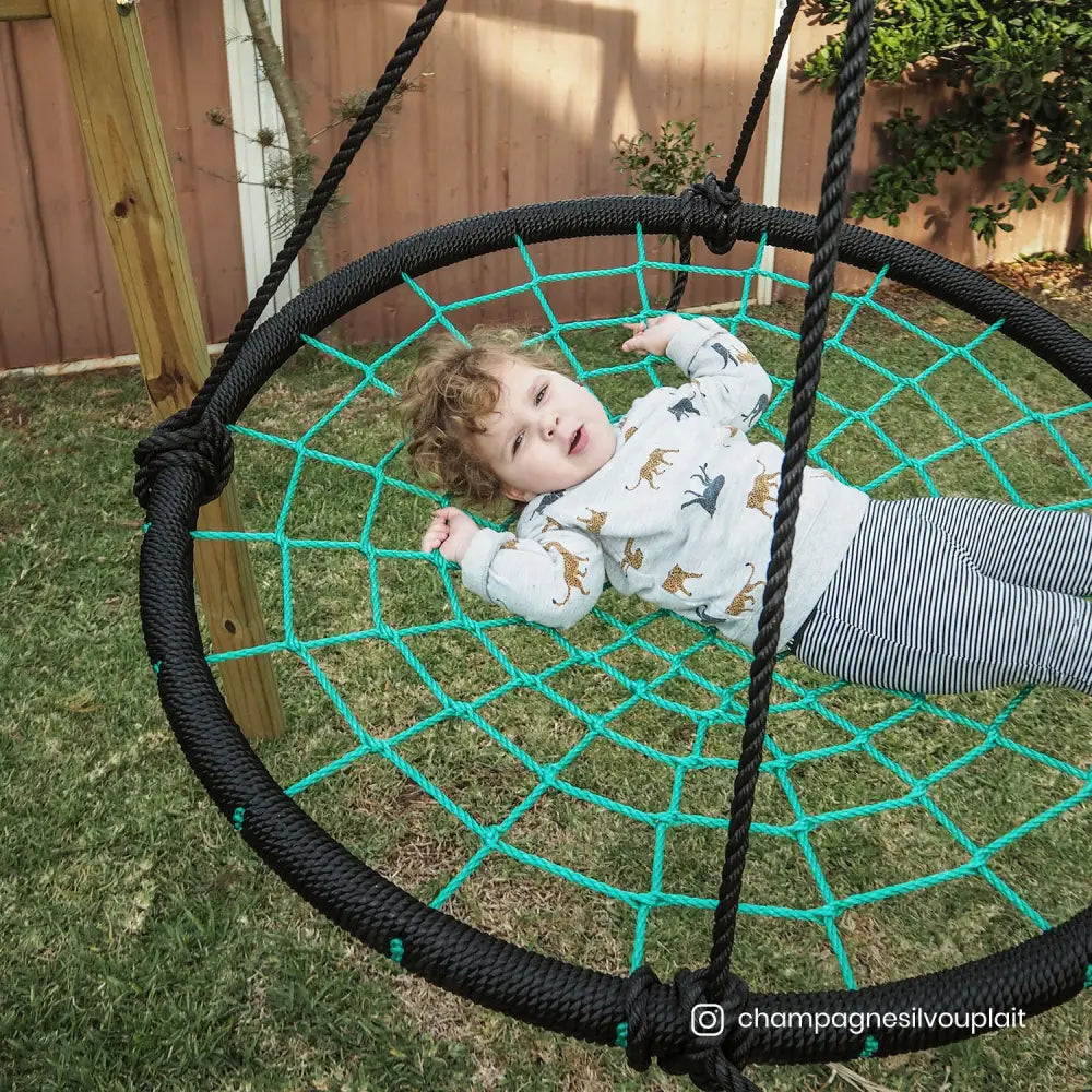 Lifespan Kids Oakley Swing Set with 1m Spidey Web Swing - Baby & Kids > Baby & Kid’s Toys > Outdoor Play Equipment