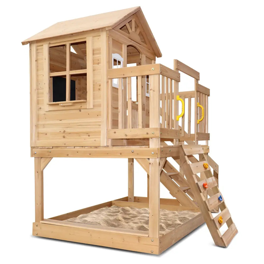 Lifespan Kids Silverton Play Centre With Rock Climbing Wall - Baby & Kids > Baby & Kid’s Toys > Outdoor Play Equipment